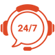 24/7 Online Support