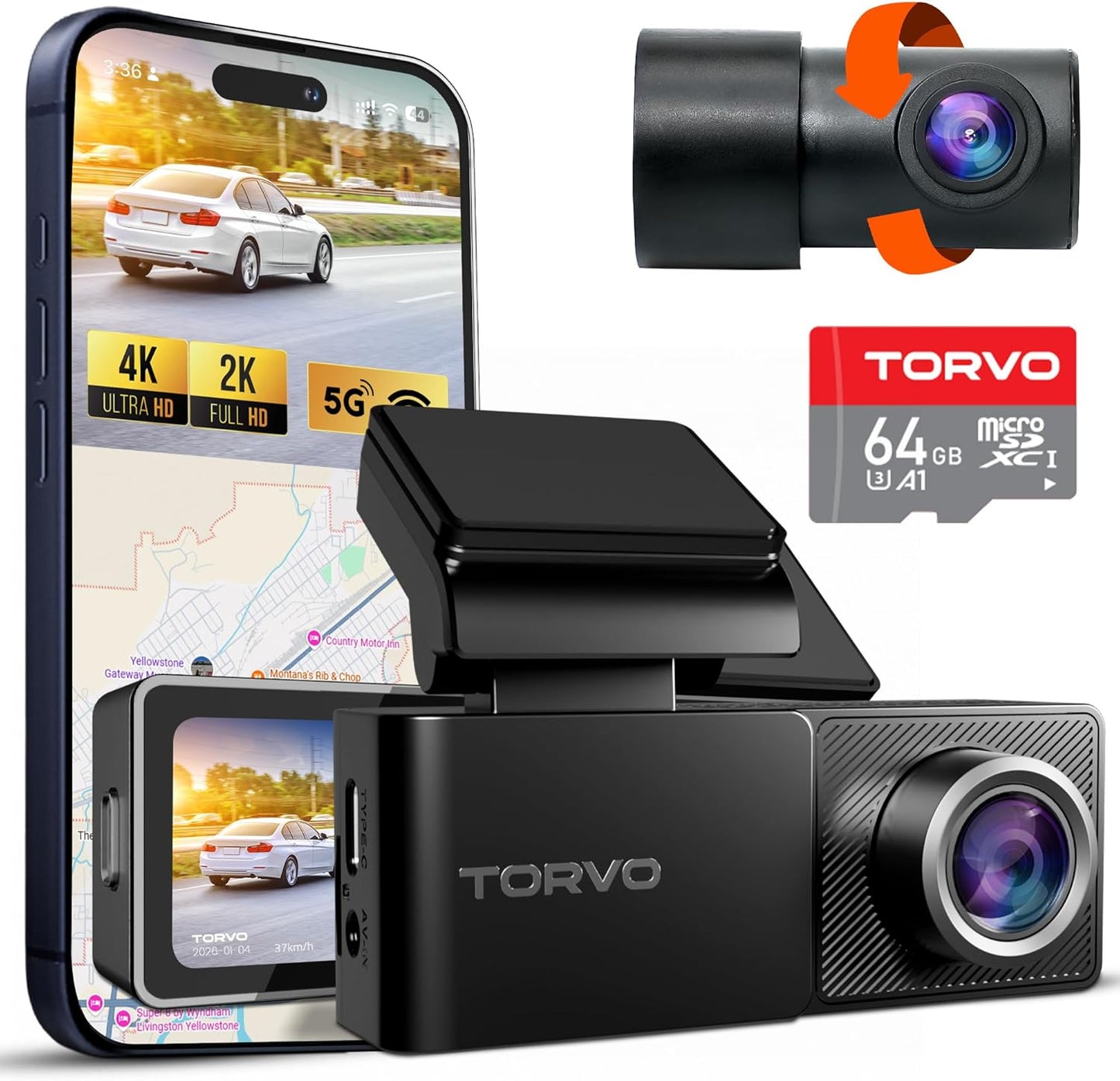 TORVO TD3 Dash Cam