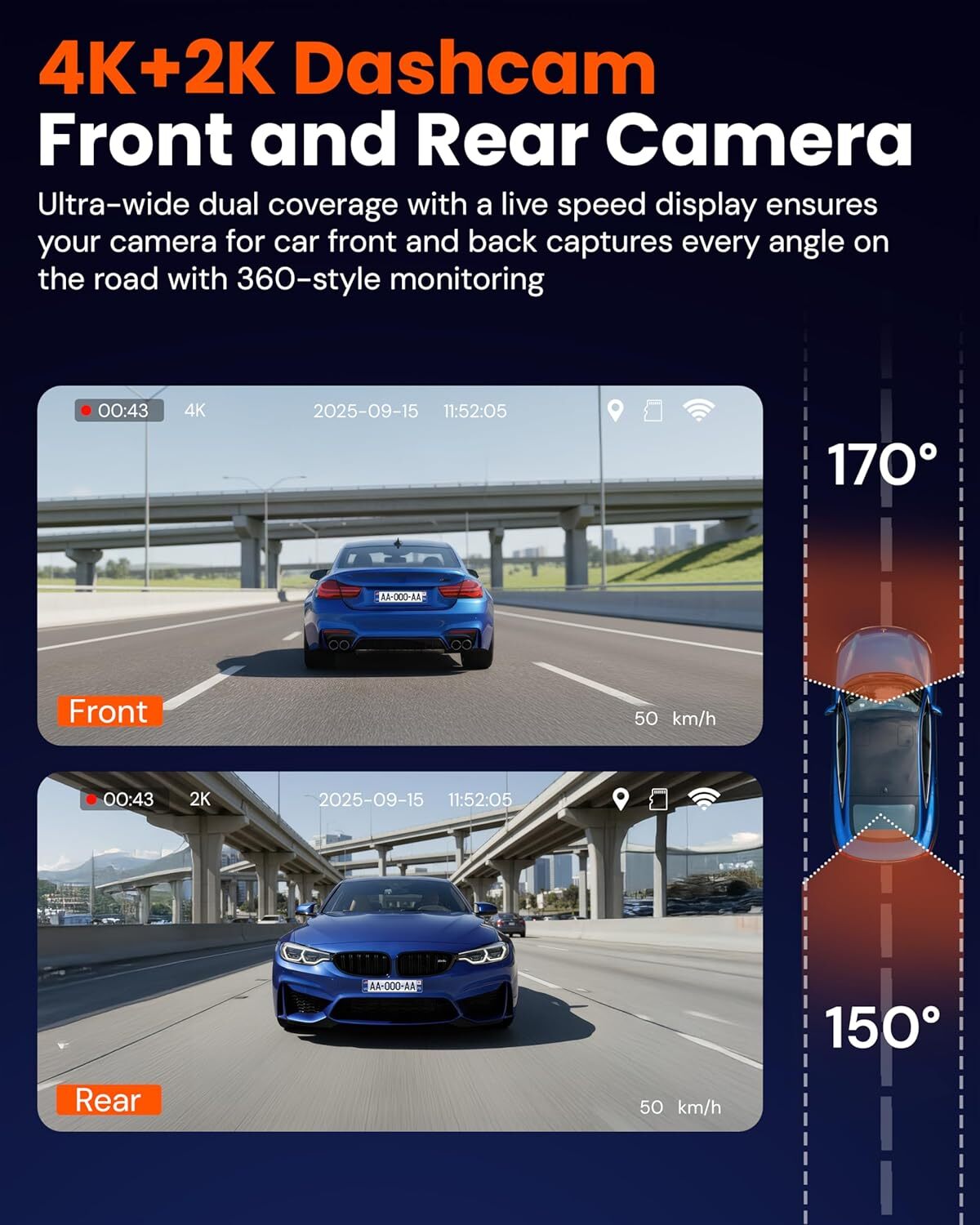 TORVO TD3 Dash Cam