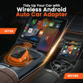 TORVO 2-in-1 Wireless CarPlay & Android Auto Adapter