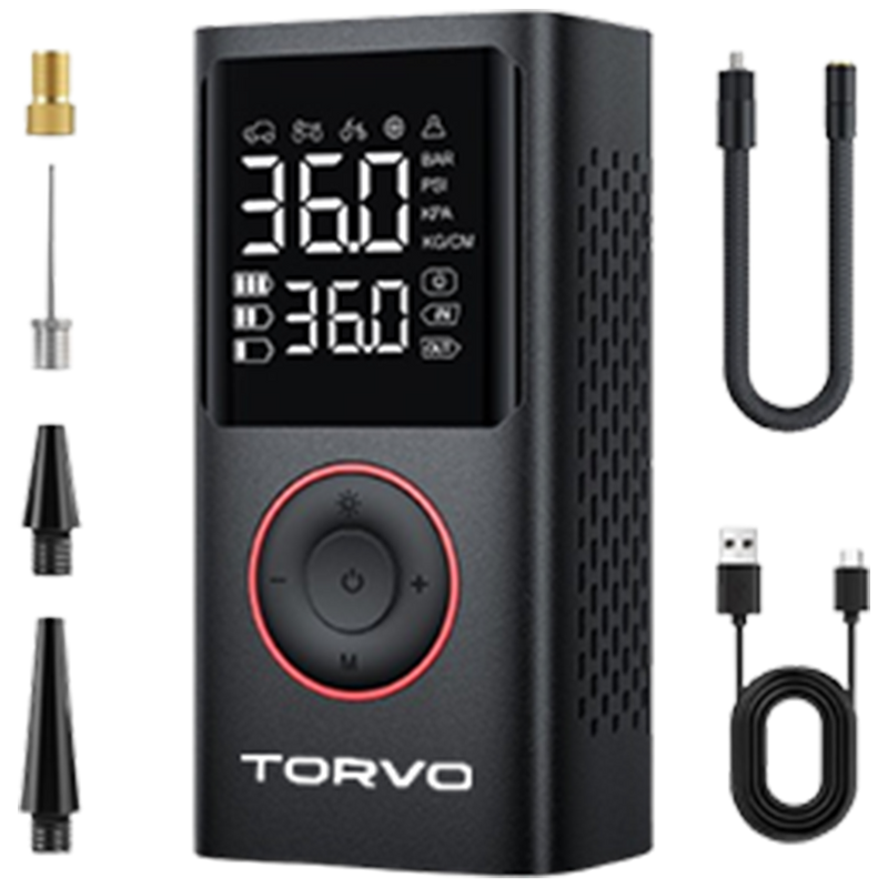 TORVO Portable Tire Inflator